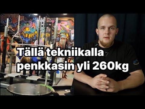 Penkkitekniikka: Näin nostin yli 260kg