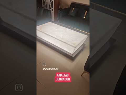Amaltas Full Body Onyx Center Table with Lights - photo 2