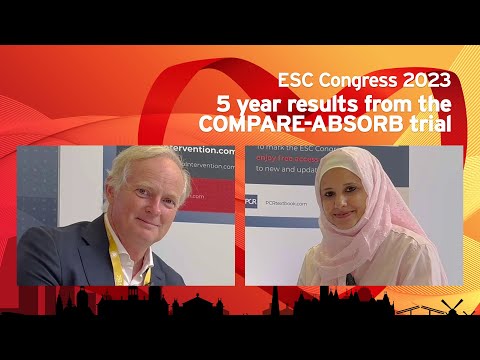 5 year results from the COMPARE-ABSORB trial - #ESCcongress 2023
