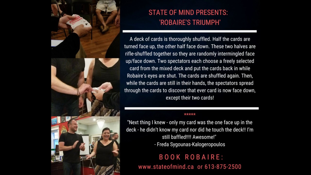 Promotional video thumbnail 3 for Robaire's 'State of Mind'