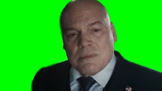 Wilson Fisk Kingpin "he's back" Daredevil Born Again green screen