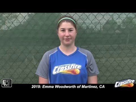 2019 Emma Woodworth Catcher Softball Skills Video