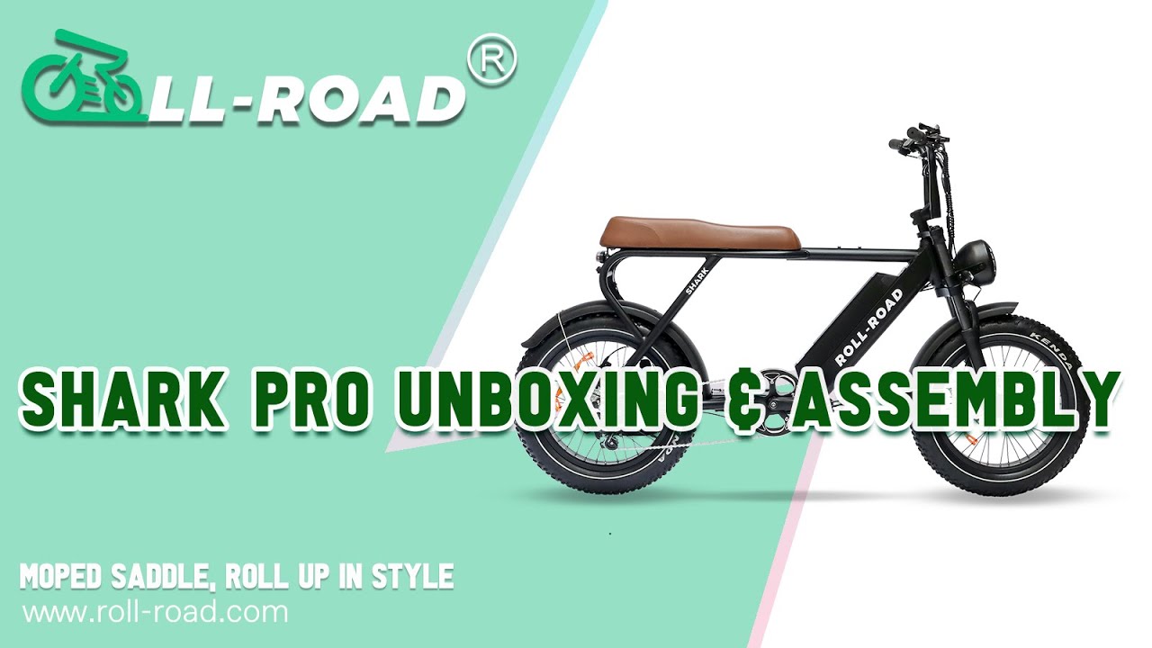 Roll Road Shark Pro Ebike Unboxing & Assembly