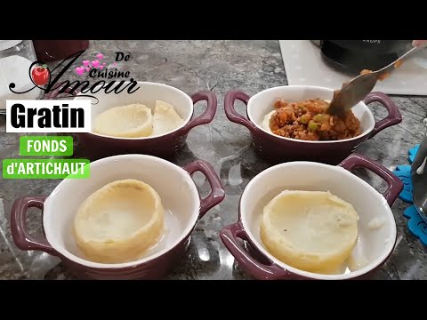 Artichoke Heart Gratin with Ground Meat
