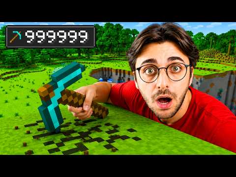 Minecraft ama 1 MİLYAR Blok Kazdım !