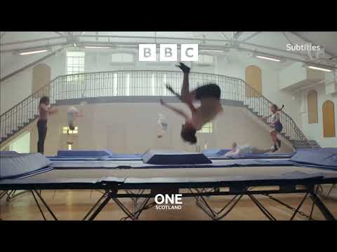 BBC One NI/Scotland/Wales continuity: new ident debut - Hall/Trampoline (1st April 2022)