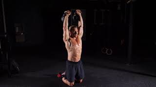 Tall Kneeling Kettlebell Press exercise video thumbnail