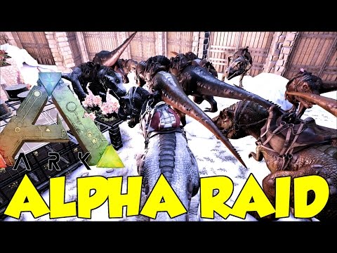 Ark Alpha Raid (MASSIVE RAID) Tribe Rage Quits