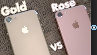 iPhone 7: Rose Gold or Gold