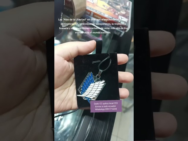 Vídeo relacionado con Collar Alas de la Libertad con espadas extraíbles, Cosplay Pidak