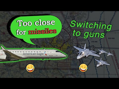 "Group of 6 F-35 passing below" | PILOT JOKING ABOUT FIGHTER JETS!