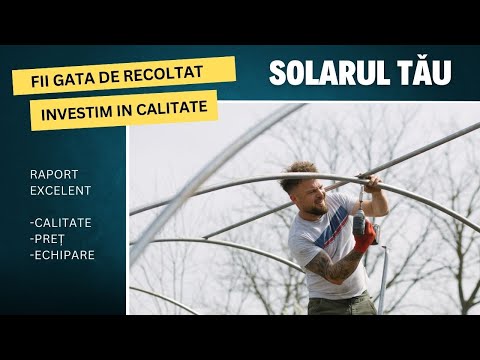 Un solar bun la casa omului. Solarul Tau in gradina ta.
