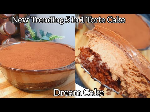 Trending Dream Cake MyfaRecipe. 5 in 1 Torte Cake recipe/dream cake recipe /viral  cake recipe