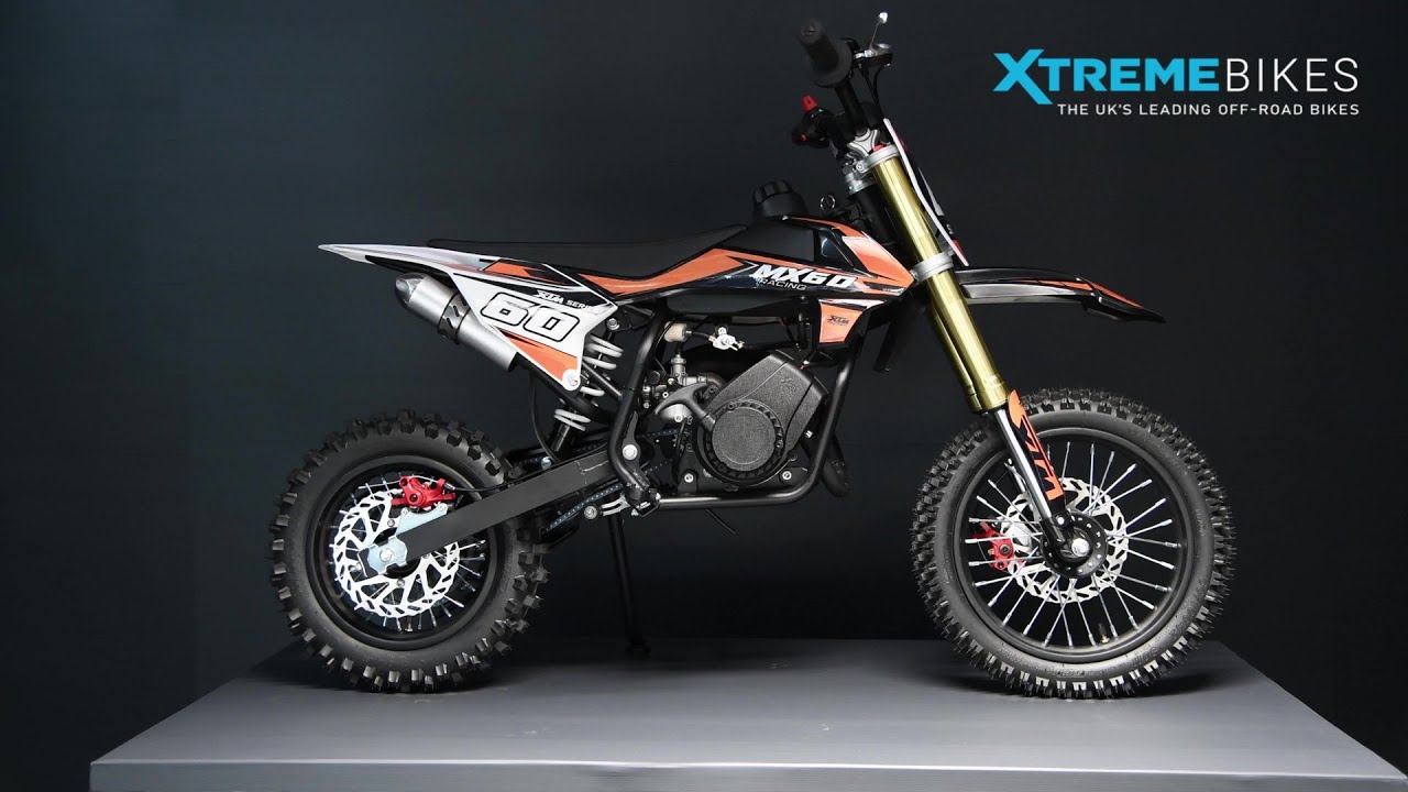 Xtreme Bikes XTM MX60 60cc Automatic Kids Youth Petrol Dirt Bike in Orange