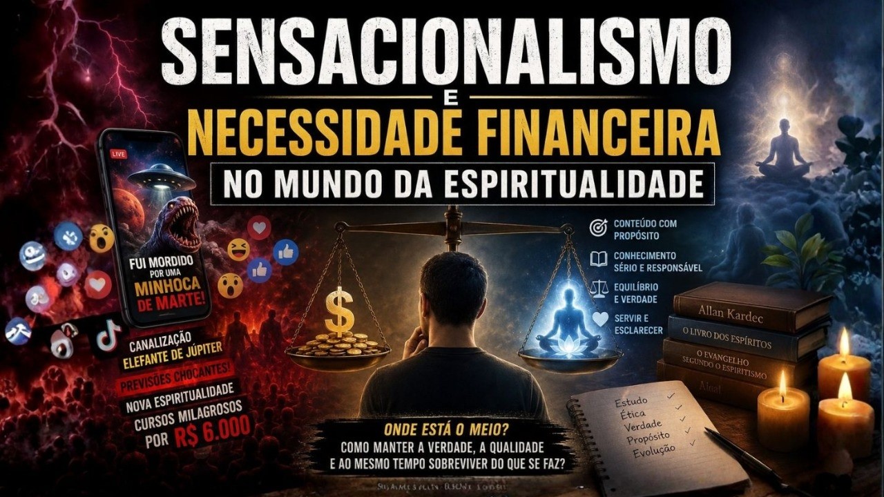 SENSACIONALISMO - NECESSIDADE FINANCEIRA NO MUNDO DA ESPIRITUALIDADE