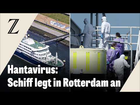 Video Thumbnail: »Hondius« nach Hantavirus-Ausbruch in den Niederlanden eingetroffen