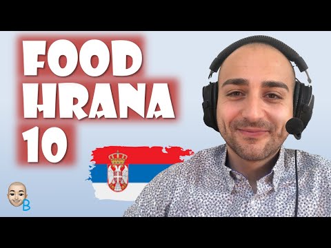Learn Serbian ★ Conversation - Lesson 10 ★ What food do you like? = Koju hranu voliš?