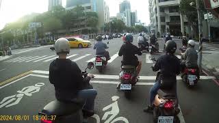 [閒聊] 8/1 五福路與林森路 機車與小黃擦撞影片