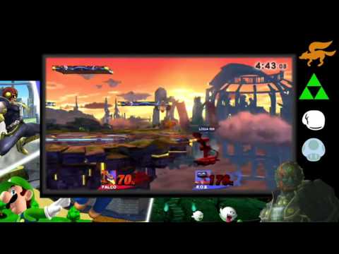 Falco Feets launch Robo Flyer to its doom before being returned to orbit  | Smash 4 Wii U