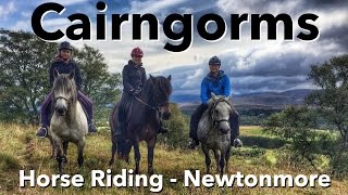 preview picture of video 'Cairngorms - Horse Riding - Newtonmore'
