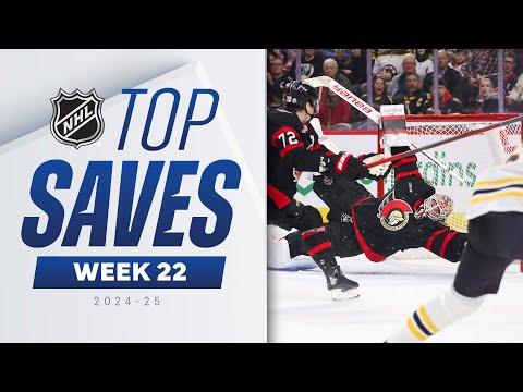 Top NHL Saves of Week 22 | 2024-25 Highlights