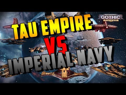 Battlefleet Gothic Armada: Imperial Navy Starbase vs. Tau Armada