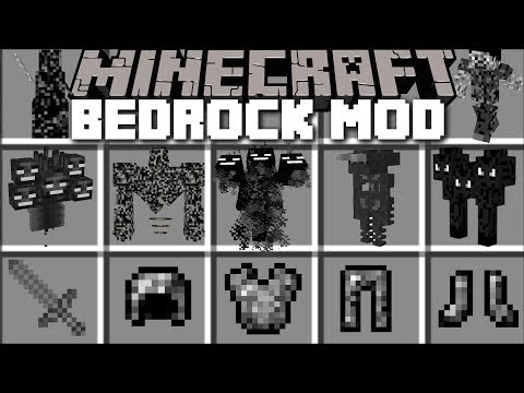 MC Naveed - Minecraft - Minecraft BEDROCK MOD / TRAVEL TO BEDROCK DIMENSION AND SURVIVE THE CREATURES!! Minecraft