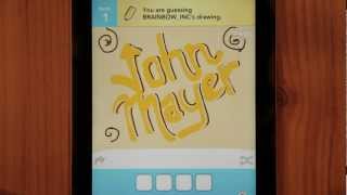 John Mayer "Queen of California" Draw Something video