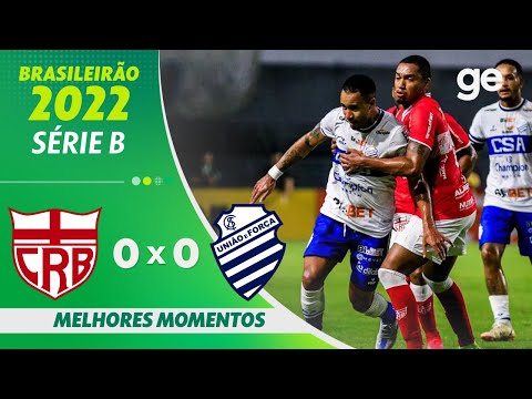 CRB 0 X 0 CSA | MELHORES MOMENTOS | 10ª RODADA BRASILEIRÃO SÉRIE B 2022 | ge.globo