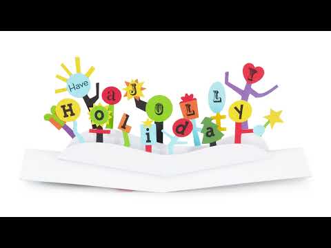 Jolly Holiday Pop-Up Cards - Set of 8