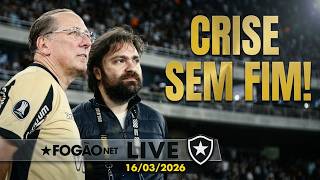 FOGÃONET LIVE: BOTAFOGO TEM SEMANA DECISIVA FORA E DENTRO DE CAMPO  | ANSELMI BALANÇA MAS NÃO CAI