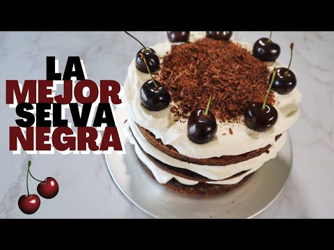TARTA SELVA NEGRA - PASO A PASO - AUTENTICA SELVA NEGRA - SUCRERIE