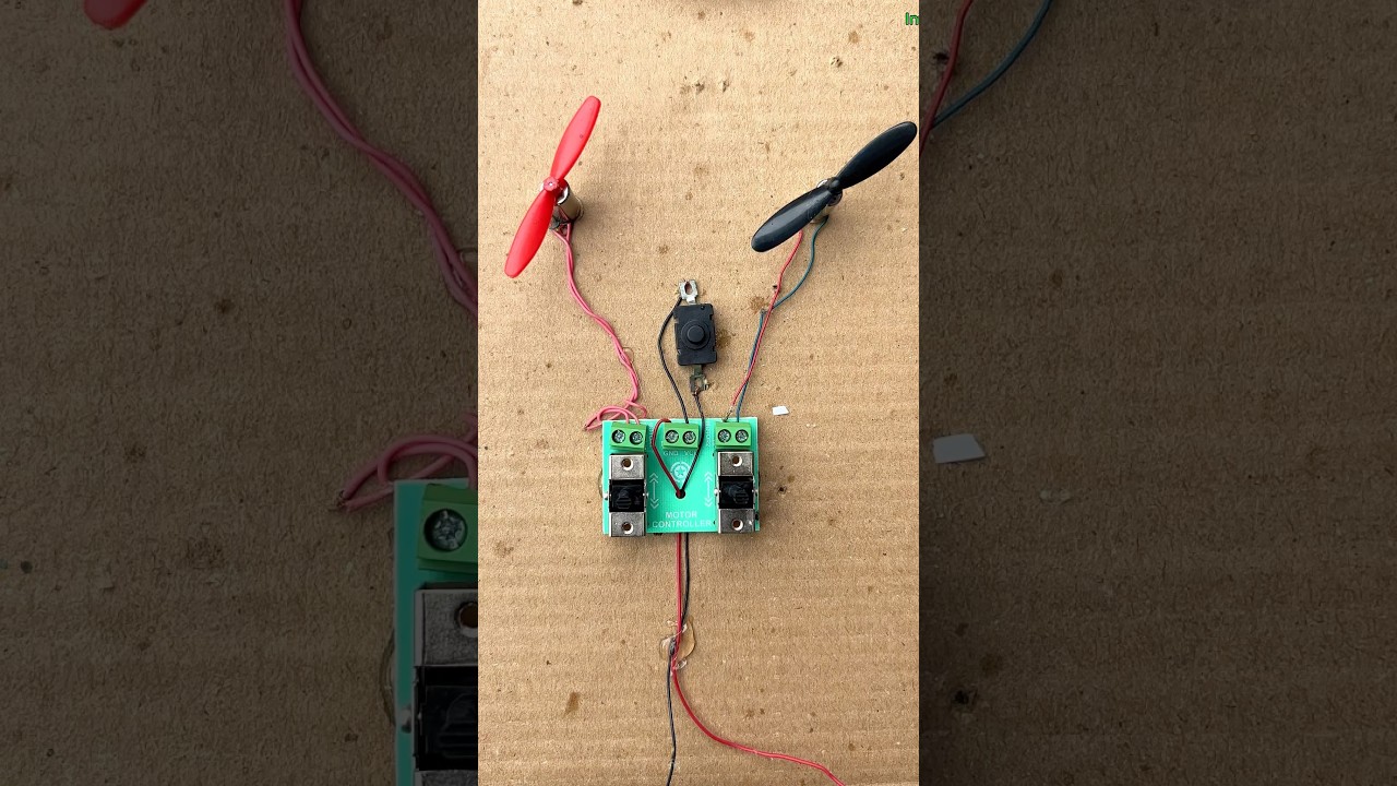 How to Work 2Way DC Motor Remote Controller Switch