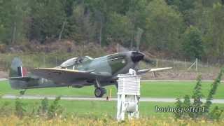 preview picture of video 'Supermarine Spitfire performance @ The Gatineau Air Show'