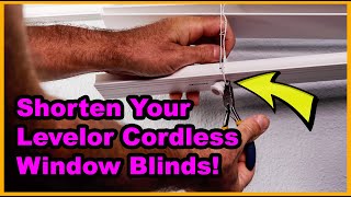 How to Master Shortening Levelor Window Blinds in Just 7 Minutes! [Cordless]