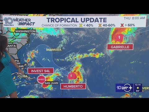 Tracking the Tropics: Humberto forecast to become a major hurricane this weekend
