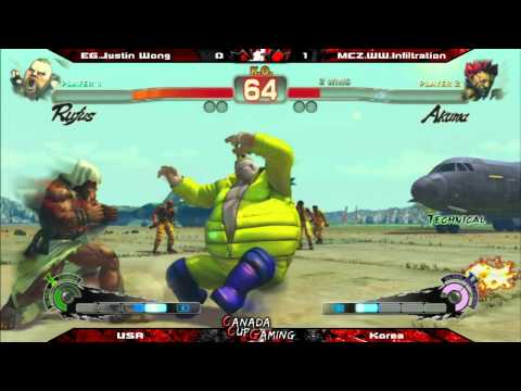 Justin Wong vs Infiltration - Canada Cup Gaming 2012 SFIV