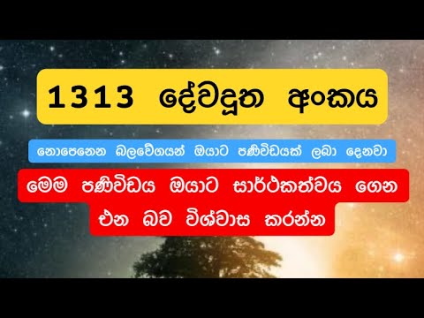 1313 දේවදූත අංකය| angel number 1313 meaning|