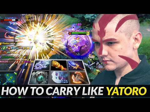 Yatoro from Hard lane to Real Carry - 900gpm 1100xpm Antimage