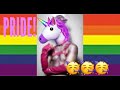 1 MINUTE LGBTQ PRIDE UNICORN TRANSFORMATION!