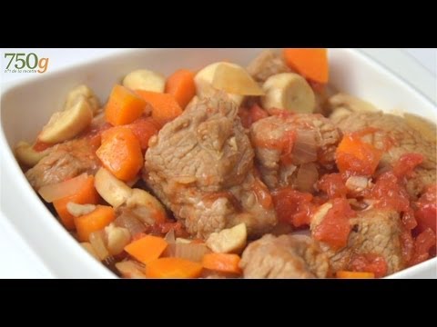 Recette de Sauté de veau à la tomate - 750g