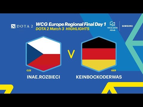 [HIGHLIGHTS] WCG 2019 Xi’an, Europe Regional Final   DOTA 2, 3R, Czech Rep  vs Germany (ENG)