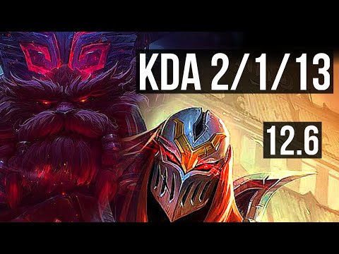 ORNN vs ZED (MID) | 2/1/13, 1.5M mastery, 500+ games | NA Master | 12.6