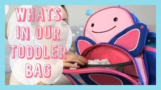 What's in our Toddler bag | Skip Hop Review