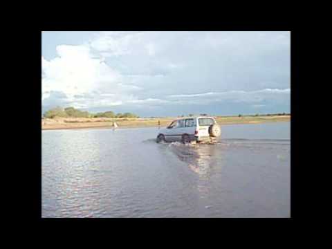 Driving in Africa - Crossing the Chari R