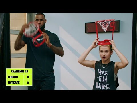 Playing basketball w/ LEBRON for Nike's You Got Next series