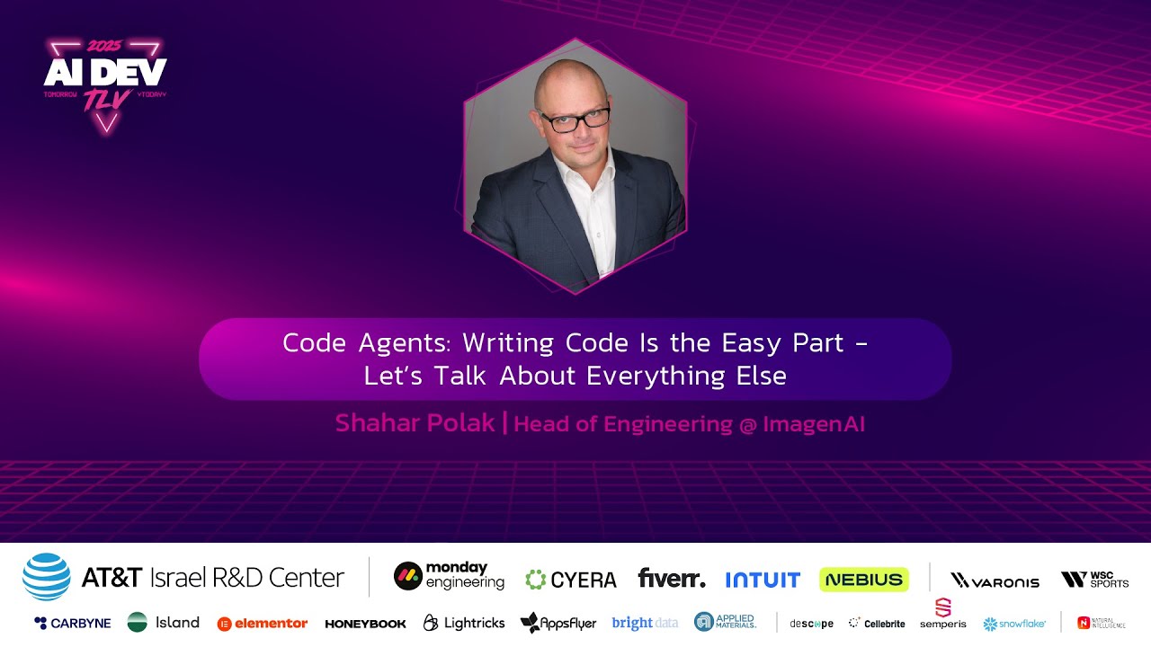 סוכני קוד: כתיבת קוד זה החלק הקל