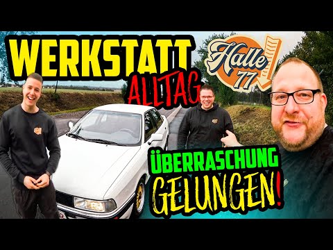 Emotionaler BESUCH! - Werkstattalltag Halle77 - Marco nimmt EUCH mit!