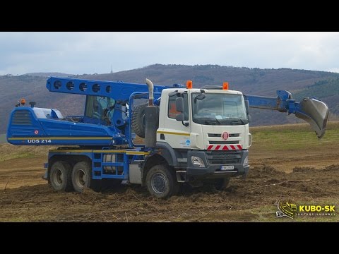 TATRA Phoenix E6 UDS 214 pulling slopes