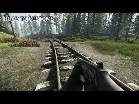 Road to Customs Exit Location (Shoreline) With Map - Escape From Tarkov